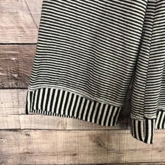 Anthropologie Maeve Tunic Size Small Striped Stretch Knit Turtleneck - Picture 5 of 8